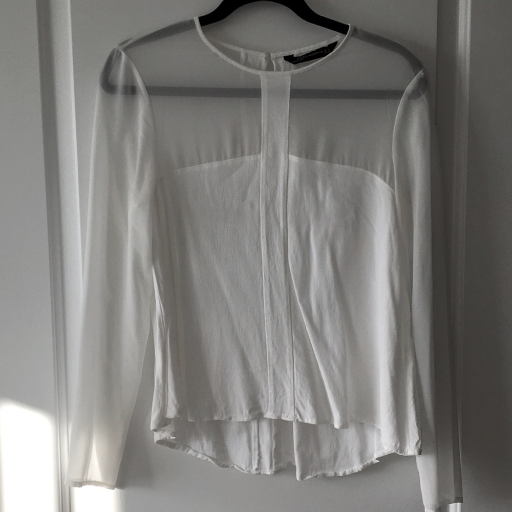 Semi-sheer Blouse